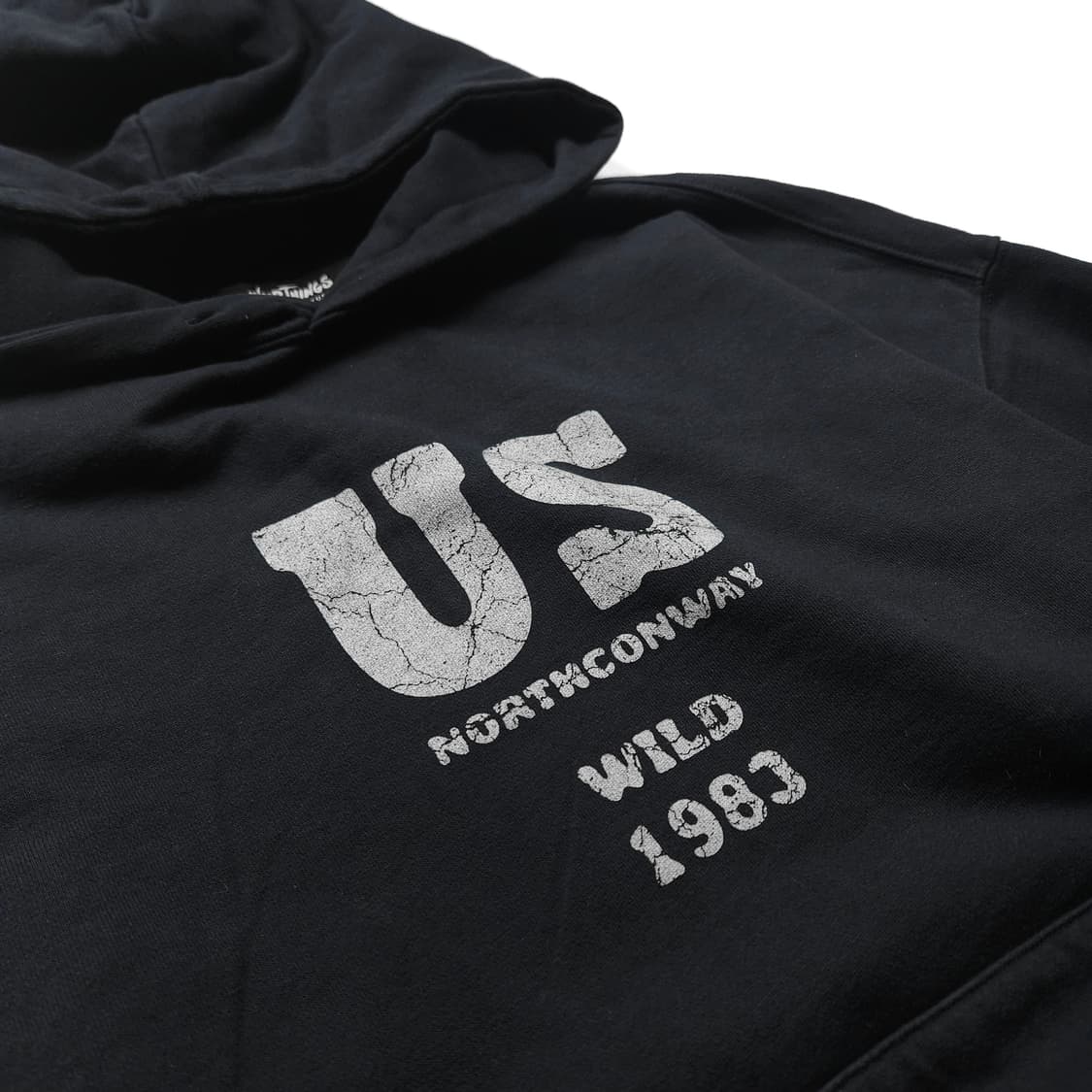 와일드띵스 USA 빅로고 헤비 웨이트 후드 티셔츠 (L) 상품이미지3