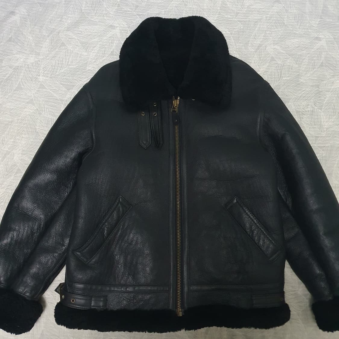 빈티지 B3 양가죽 무스탕 자켓 상품이미지2