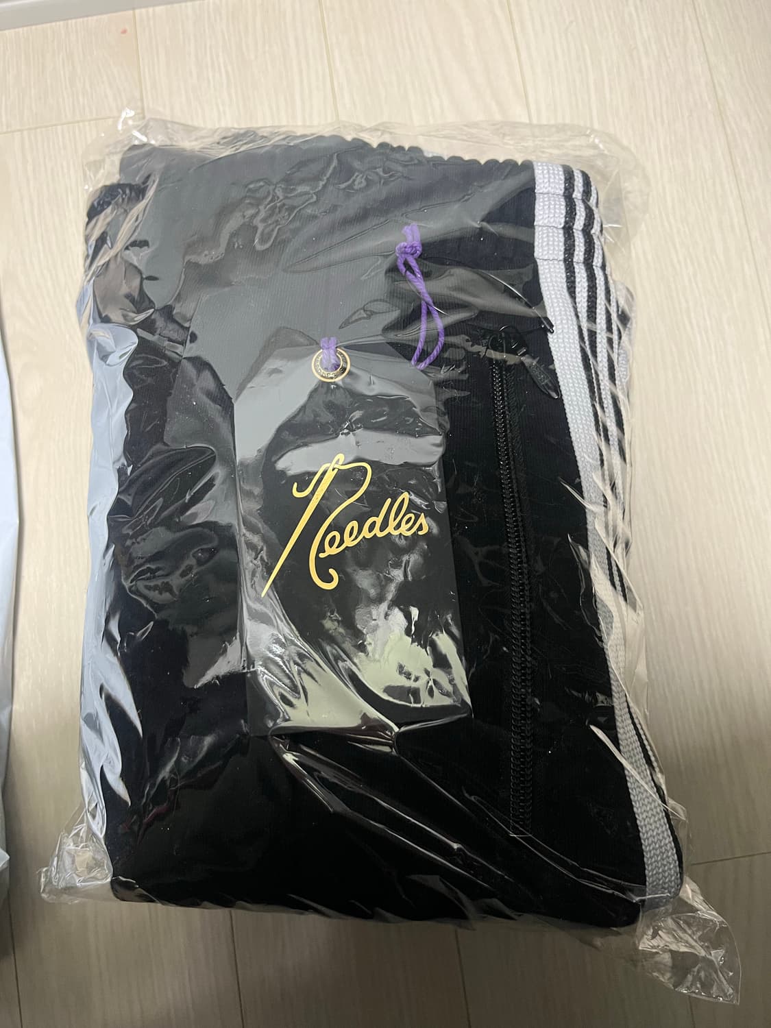 니들스 x BEAVER 별주 H.D. 트랙팬츠코튼저지 블랙 사이즈교환 상품이미지6