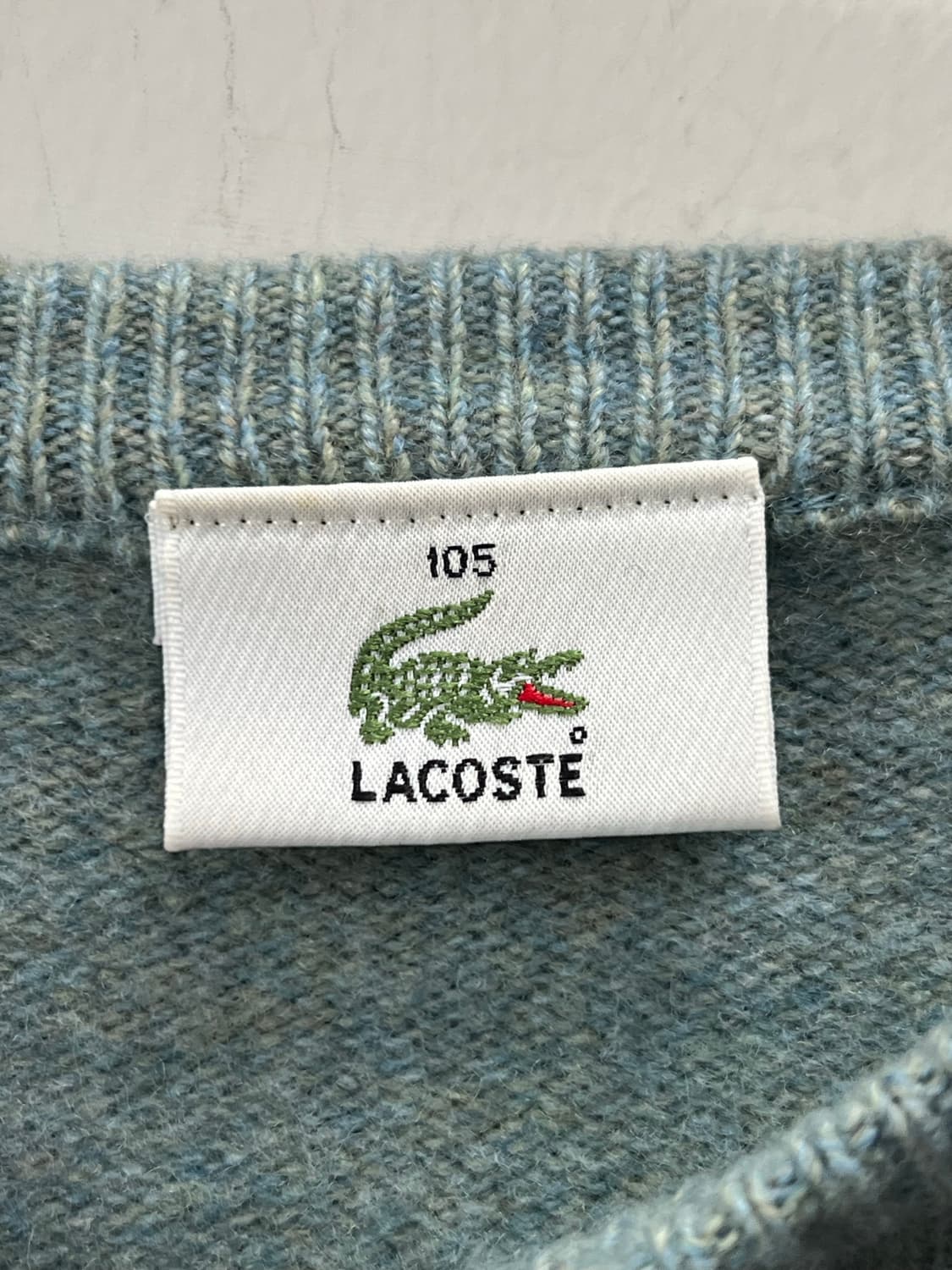 라코스테 울 라운드 니트 민트그린 상품이미지4