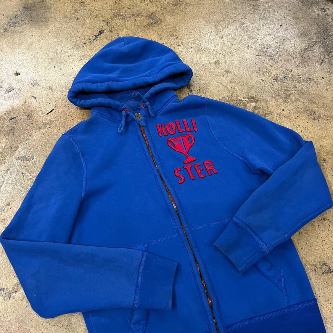 홀리스터 블루 후드집업 상품이미지1