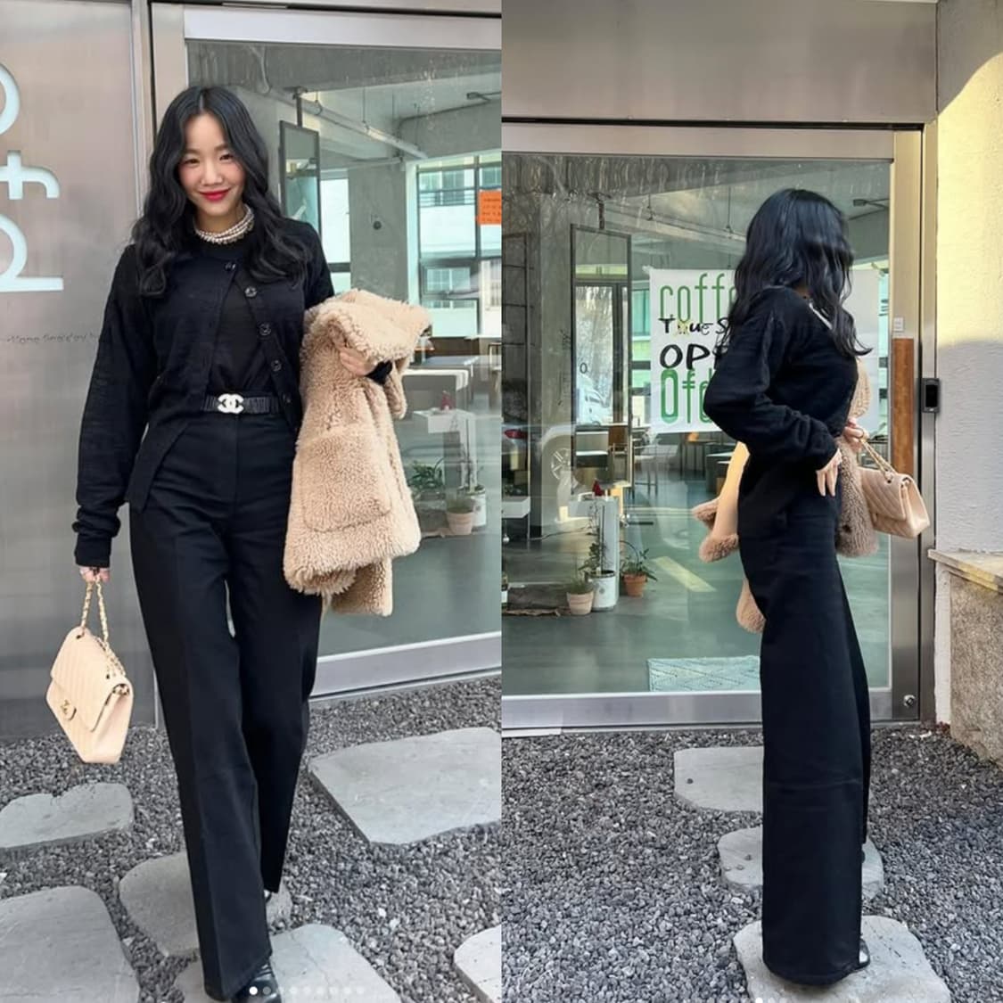 매니모어몽 하이웨이스트 블랙팬츠 상품이미지4