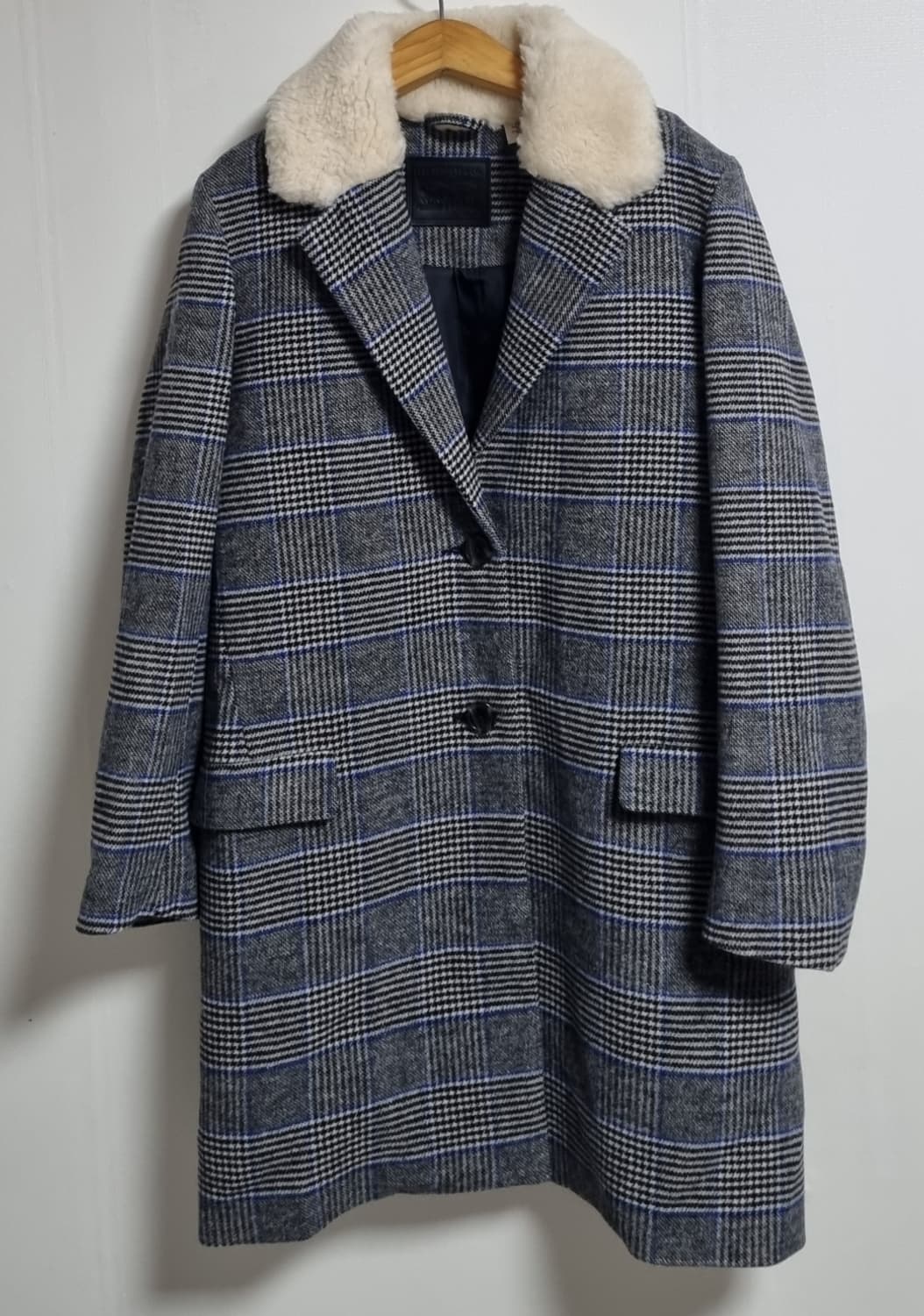 XS (44) 리바이스 울혼방 체크코트 상품이미지1