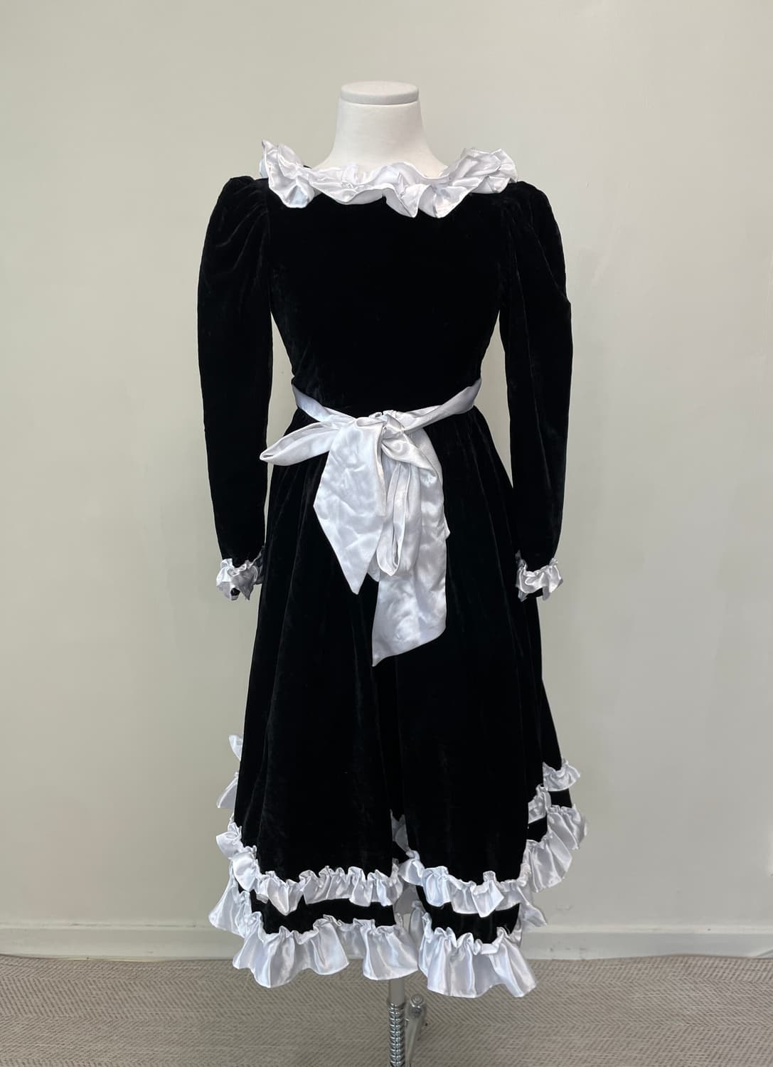 빈티지 maria 코스튬 벨벳 갸루 원피스 J03882 상품이미지2