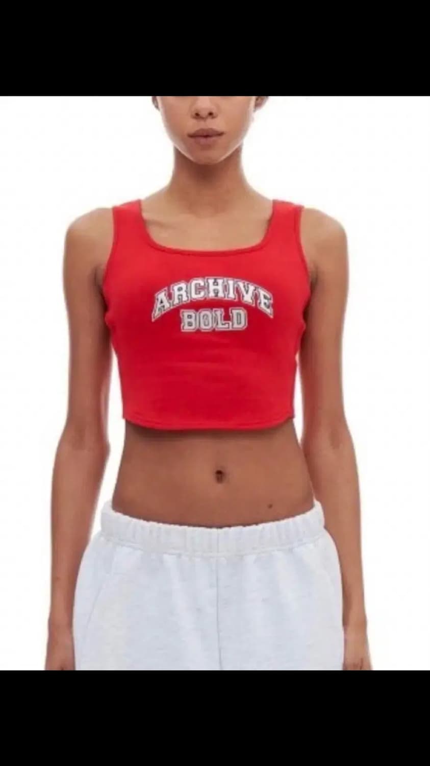 아카이브 볼드 나시 탑 ( 레드 ) 상품이미지1