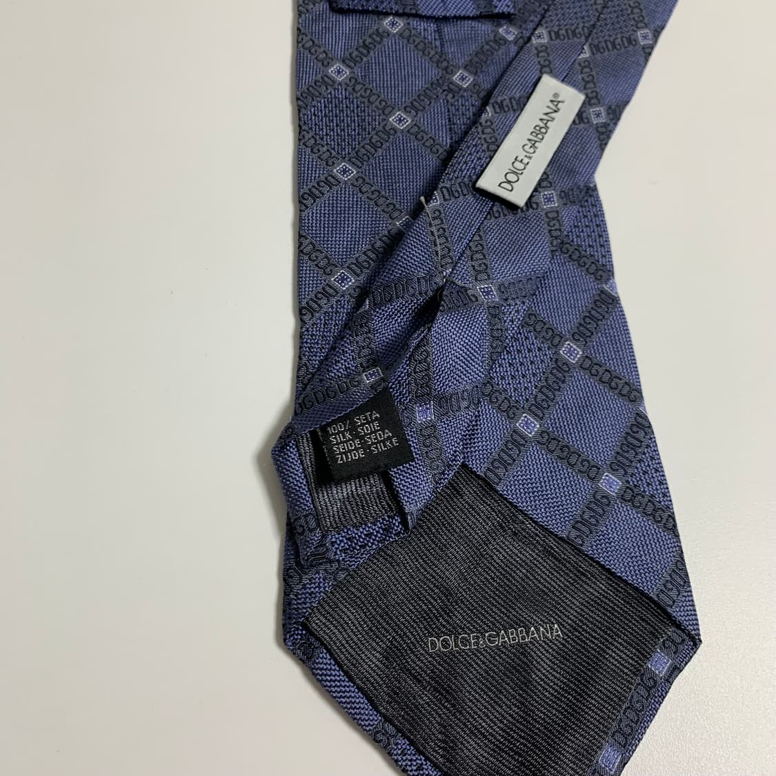 돌체앤가바나 모노그램 명품넥타이 100실크 정장코디룩 A등급 상품이미지7