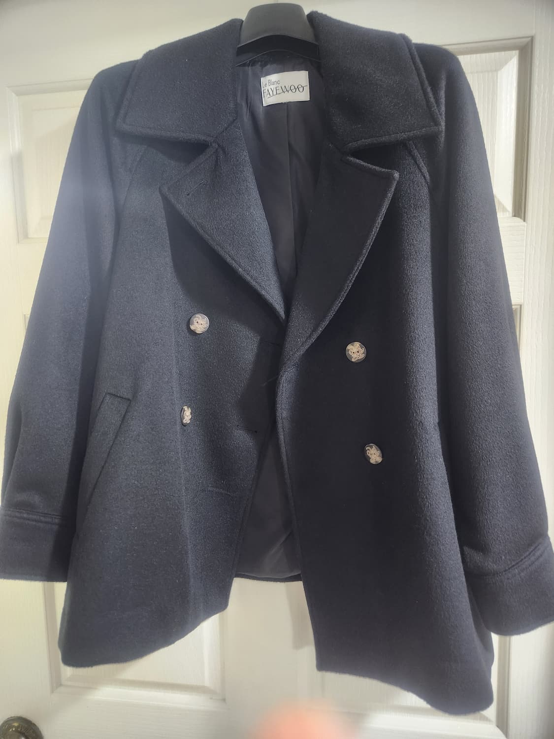 Le Blanc FAYEWOO 더블 버튼 피코트 상품이미지1