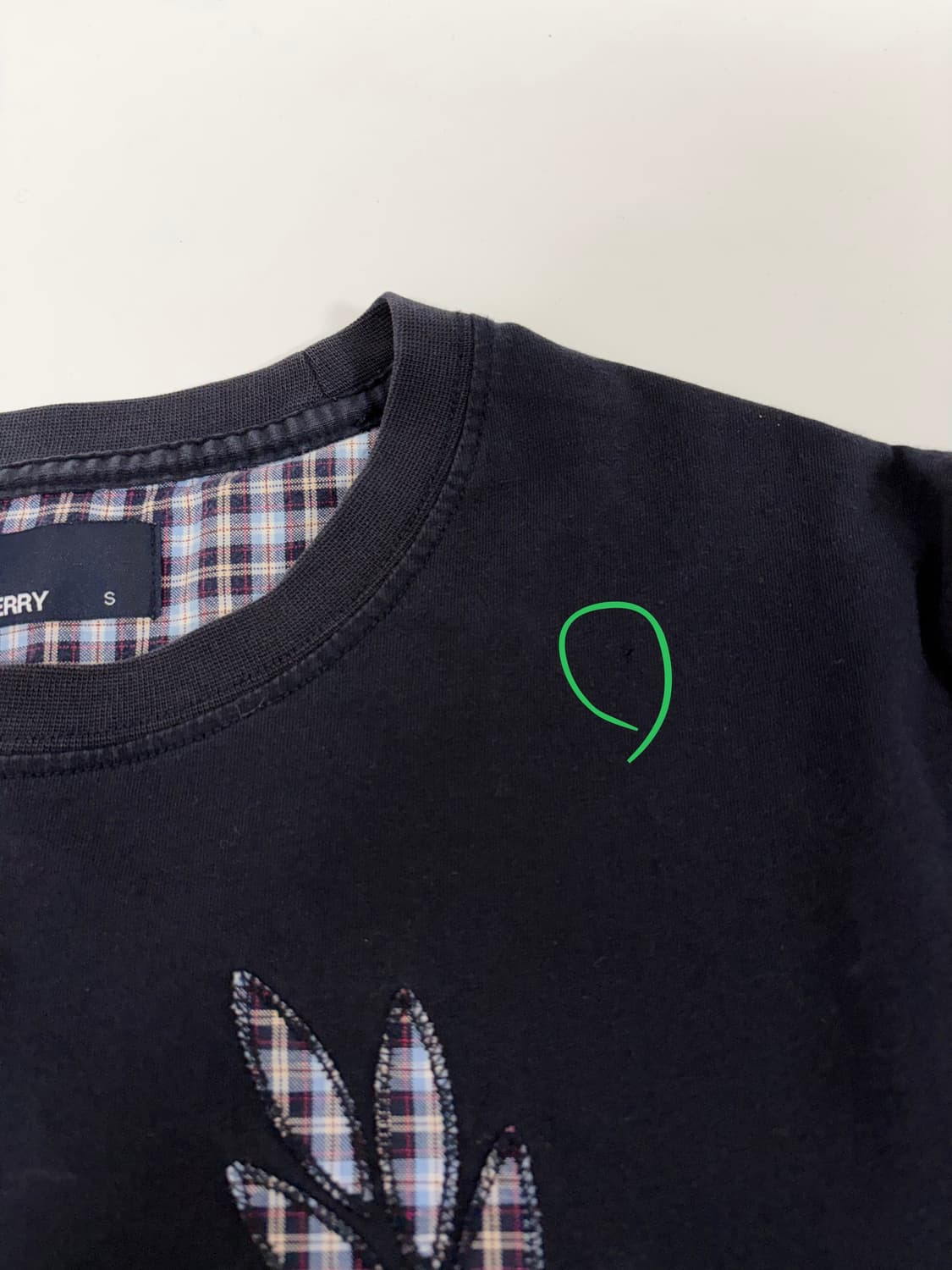 [s] 프레드페리 빅로고 반팔티 상품이미지4