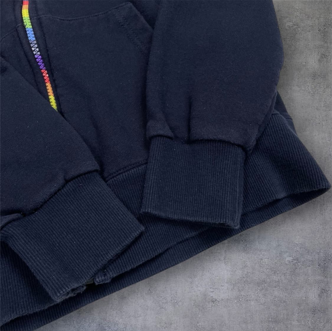 폴로 랄프로렌  네이비 빅포니 무지개 후드 집업 M 상품이미지6