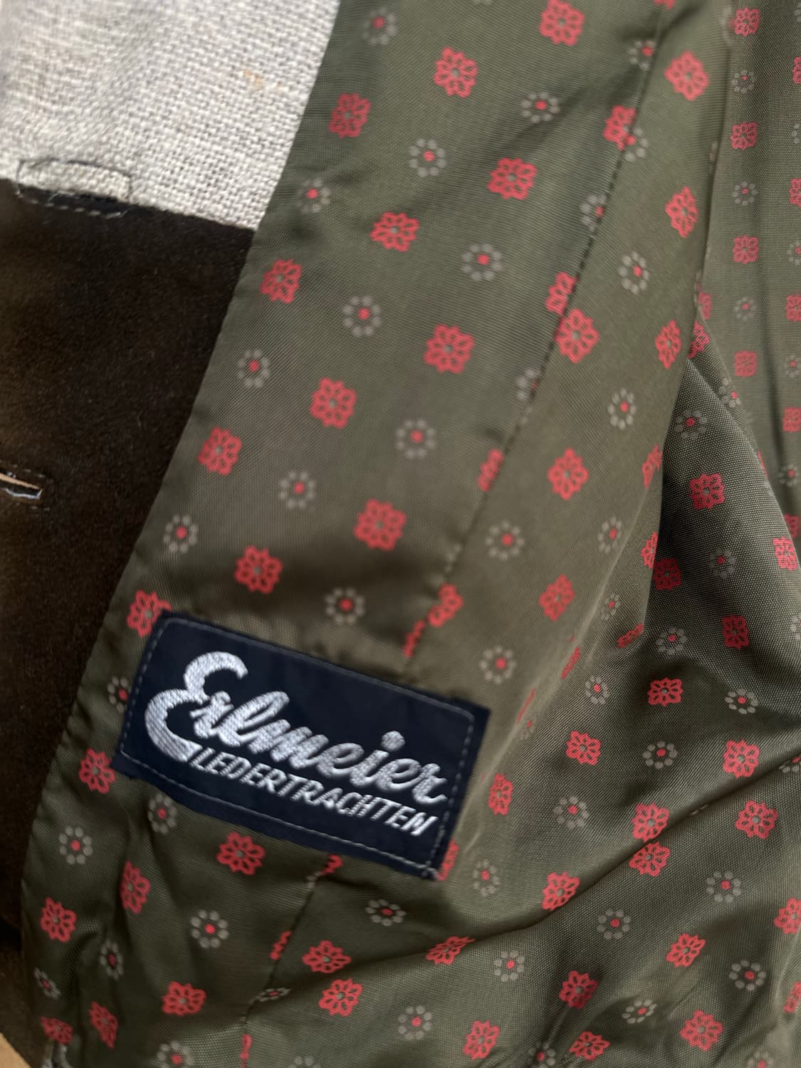 Erlmeier 레더트라흐트 린넨 자켓 상품이미지5