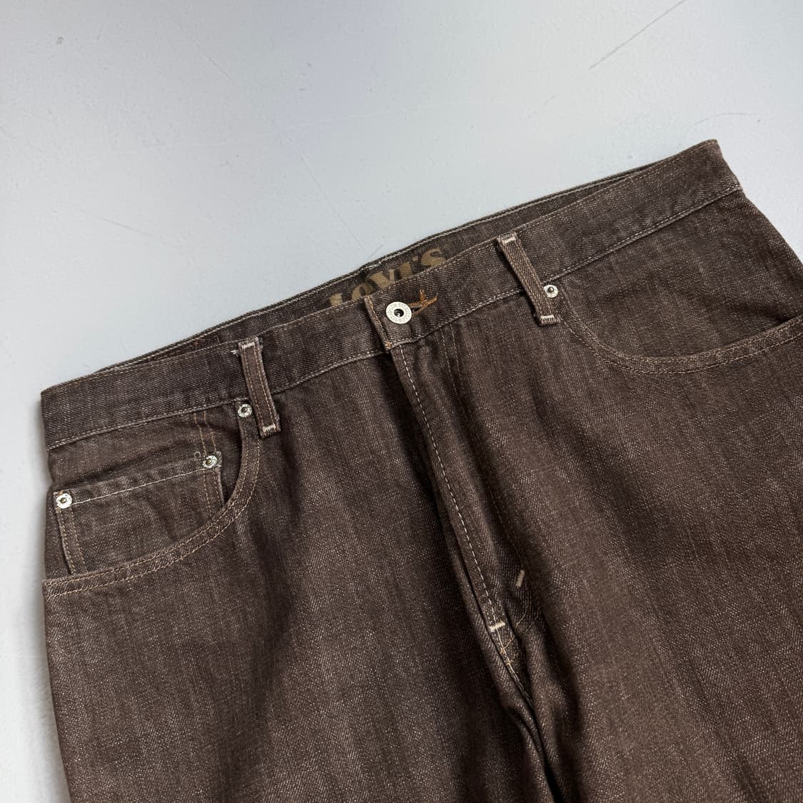 리바이스 00s 569 와이드 데님팬츠 브라운 상품이미지4