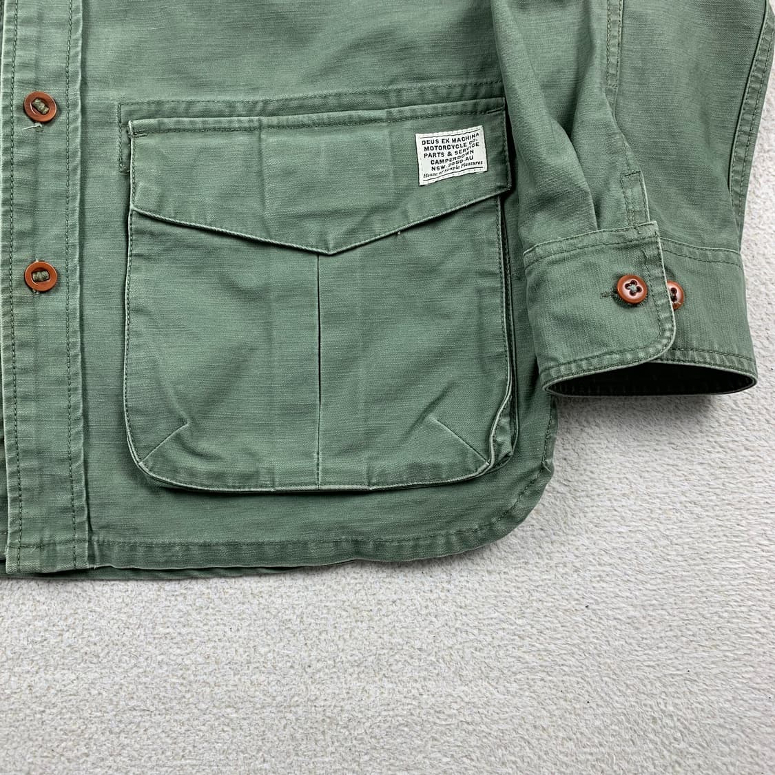 데우스 엑스 마키나 밀리터리 필드자켓 올리브 상품이미지4