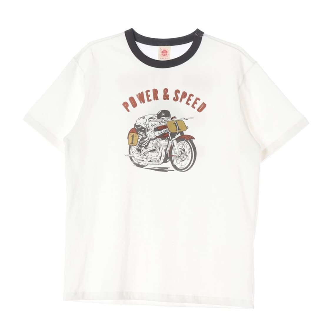 논스탁 파워 앤 스피드 그래픽 링거 티셔츠 XL 상품이미지1