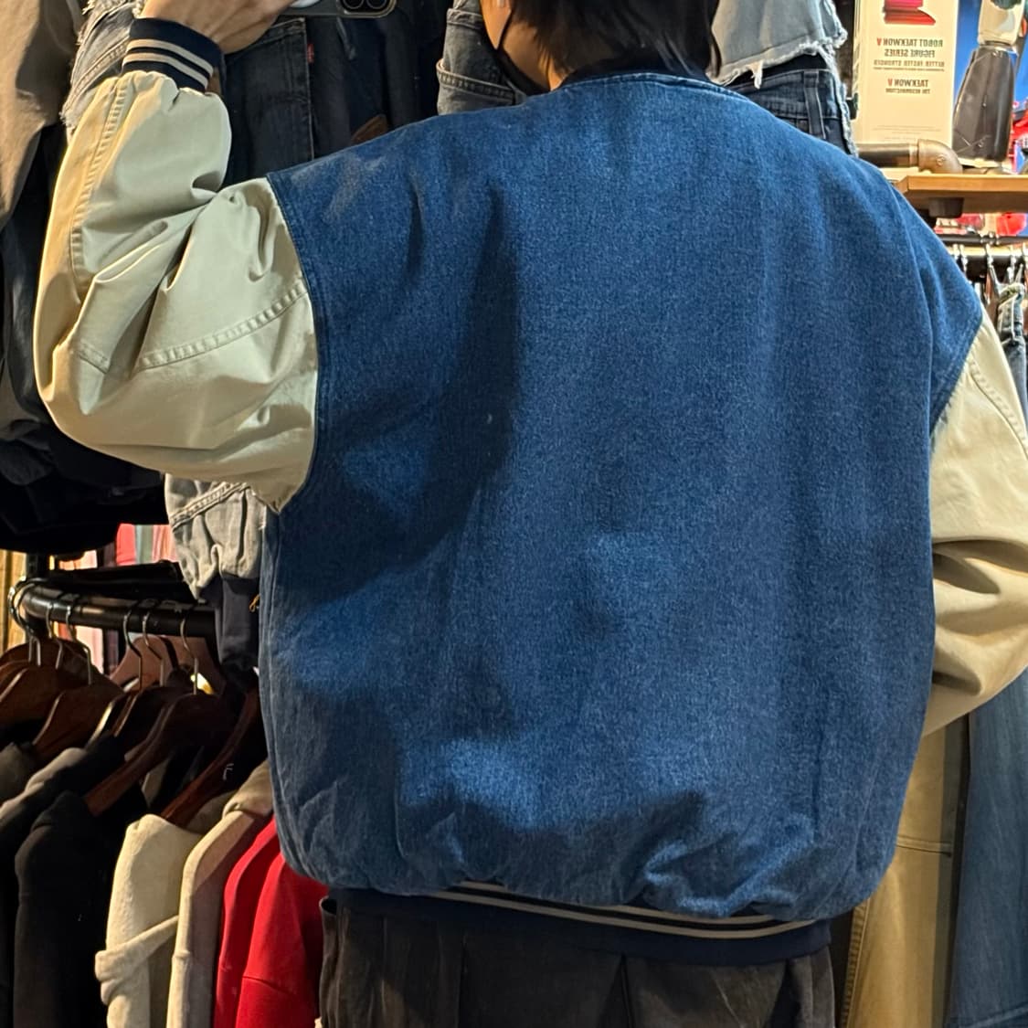 [NO.9] VTG 데님 바시티자켓 상품이미지5