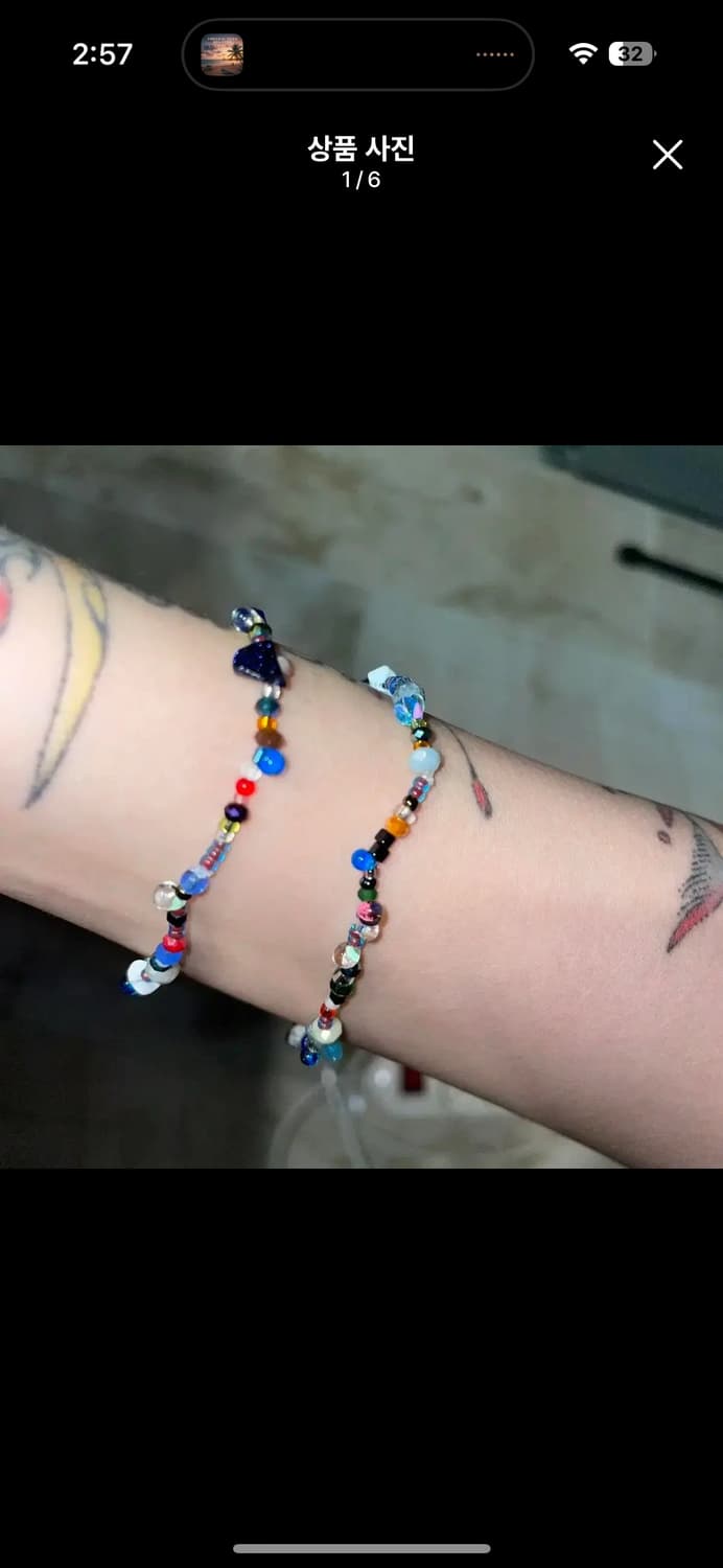 소심한 히피 팔찌 randomly tiny beaded bracelets 상품이미지2