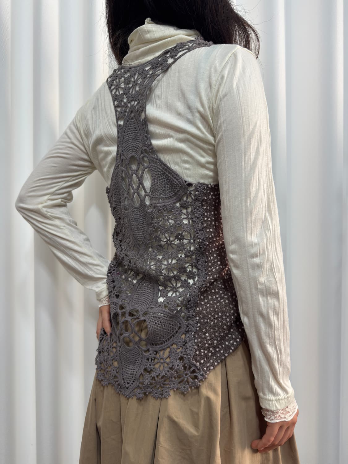 lace detail top 상품이미지8