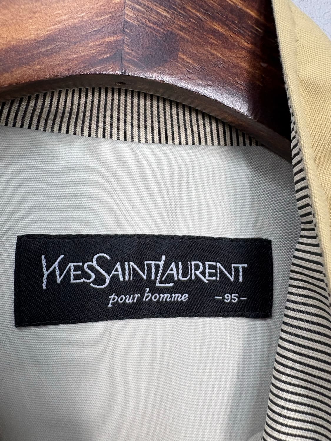 입생로랑 베이지 블루종 자켓 A3081 상품이미지5