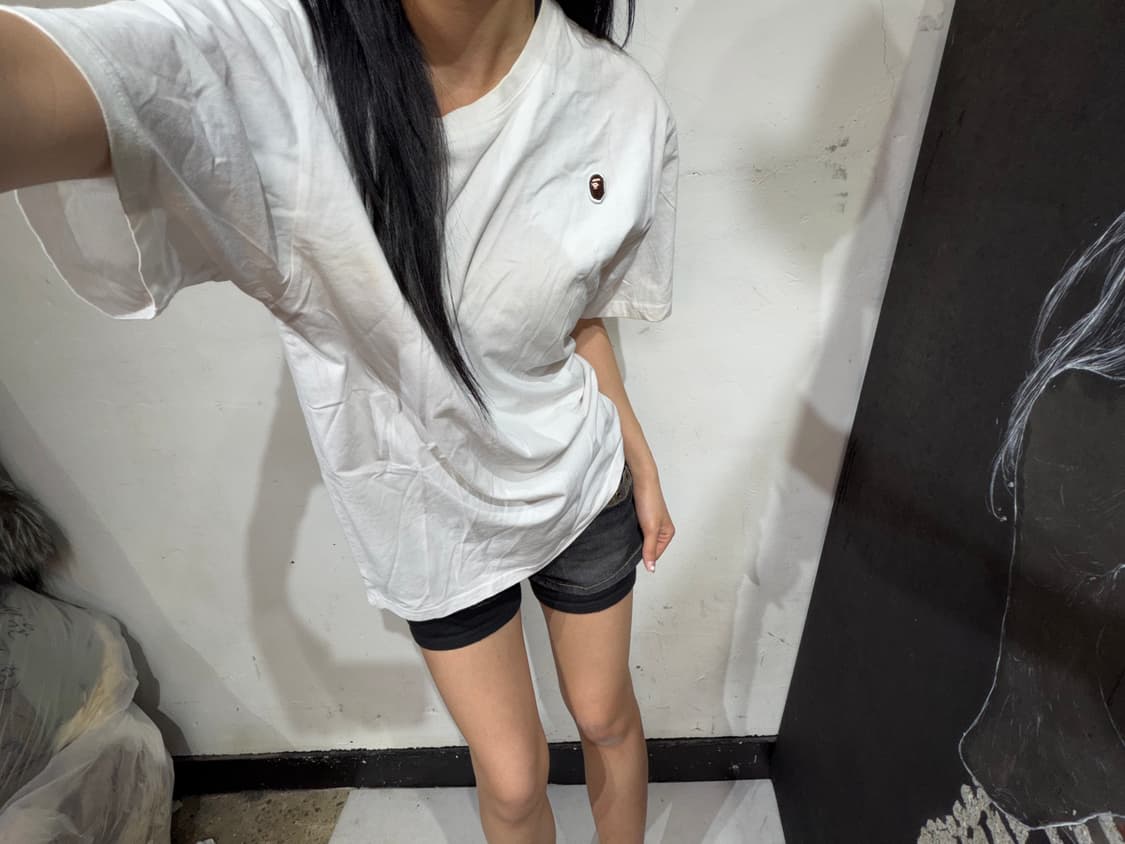 베이프 미니 로고 반팔 티셔츠  상품이미지1