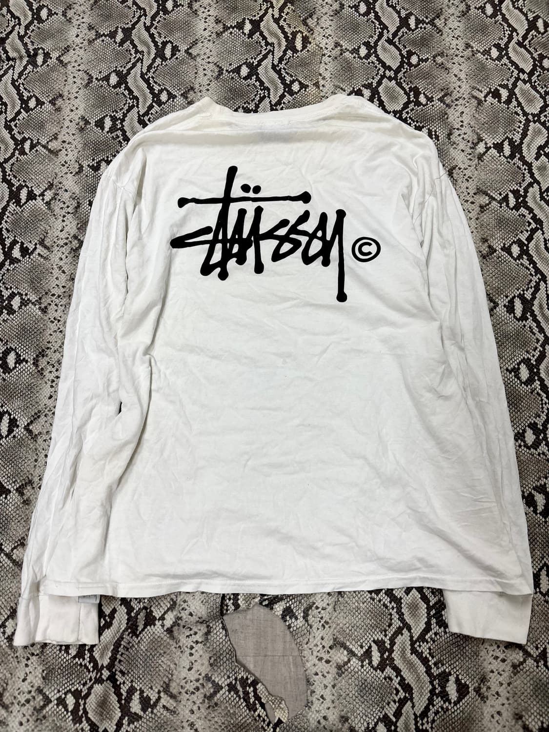 “Stussy” Logo Print White Sleeve 상품이미지9