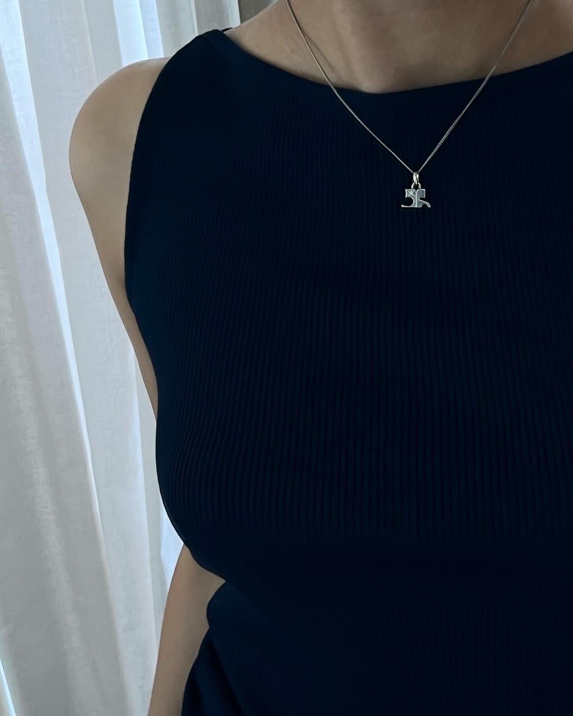 꾸레쥬 실버925목걸이 상품이미지8