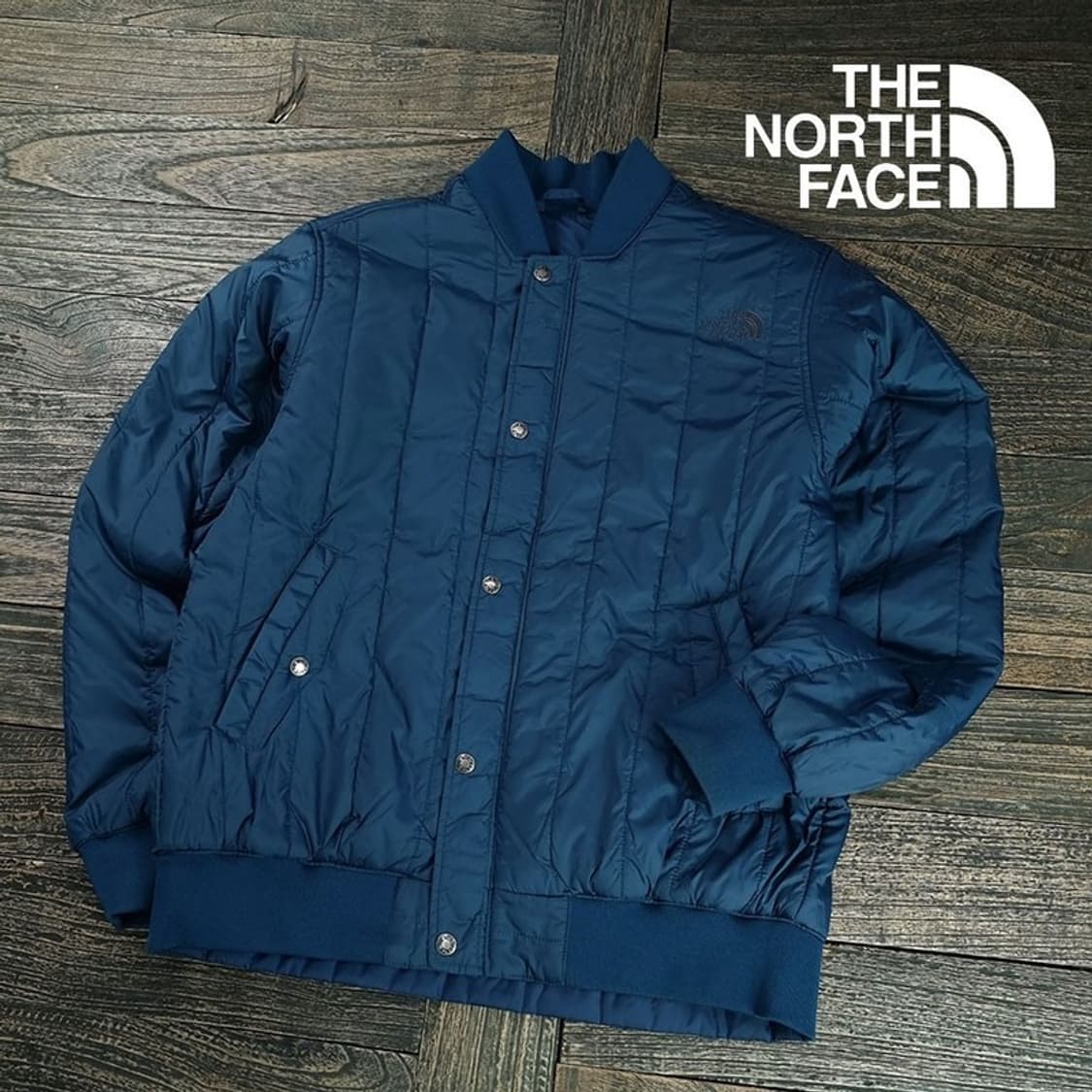 [노스페이스] 로고 자수 블루종 자켓 네이비 M19678 상품이미지1