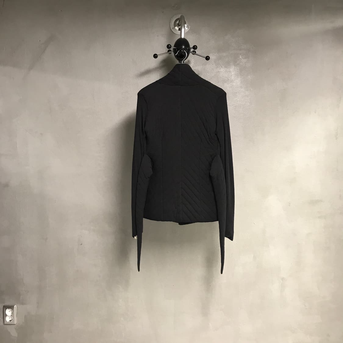 릭오웬스 퀄팅 코트 블랙 40(W) 상품이미지8