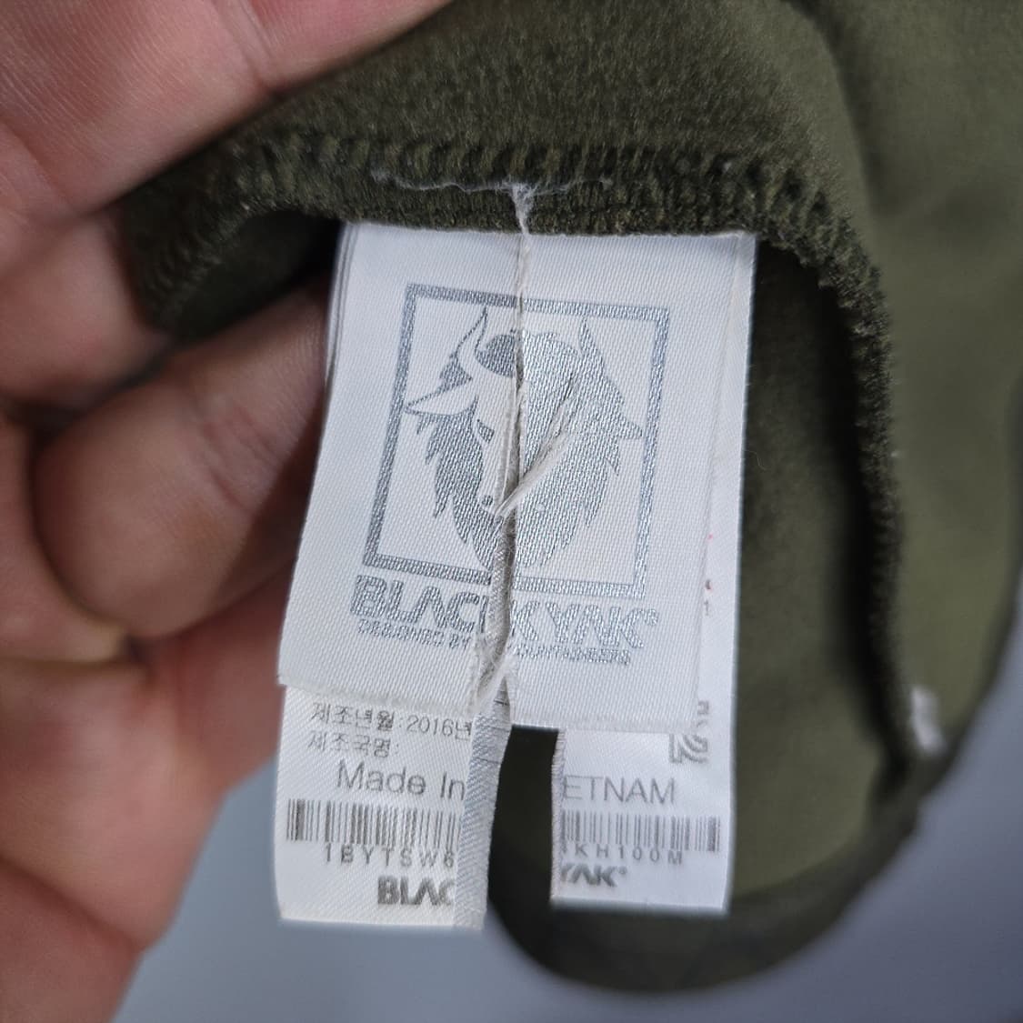 블랙야크(BLACKYAK) 기모 하프집업 티셔츠 100 상품이미지7