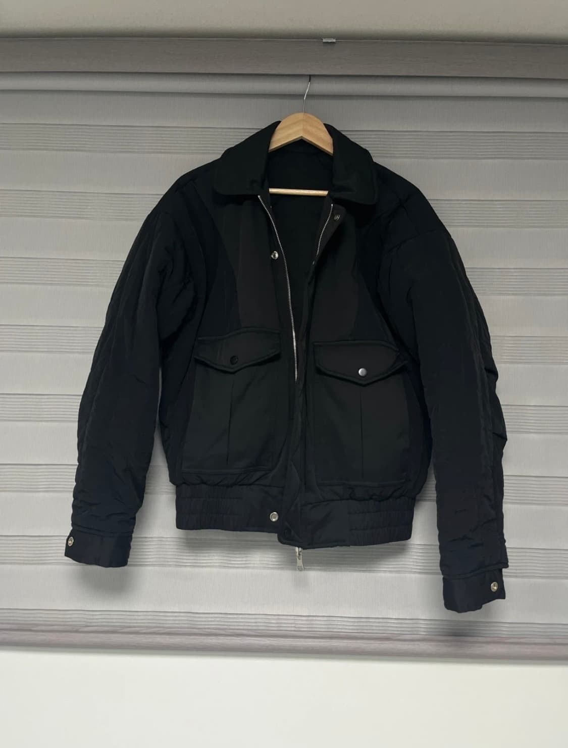 케이엔드 리버서블 봄버 자켓 M 상품이미지1