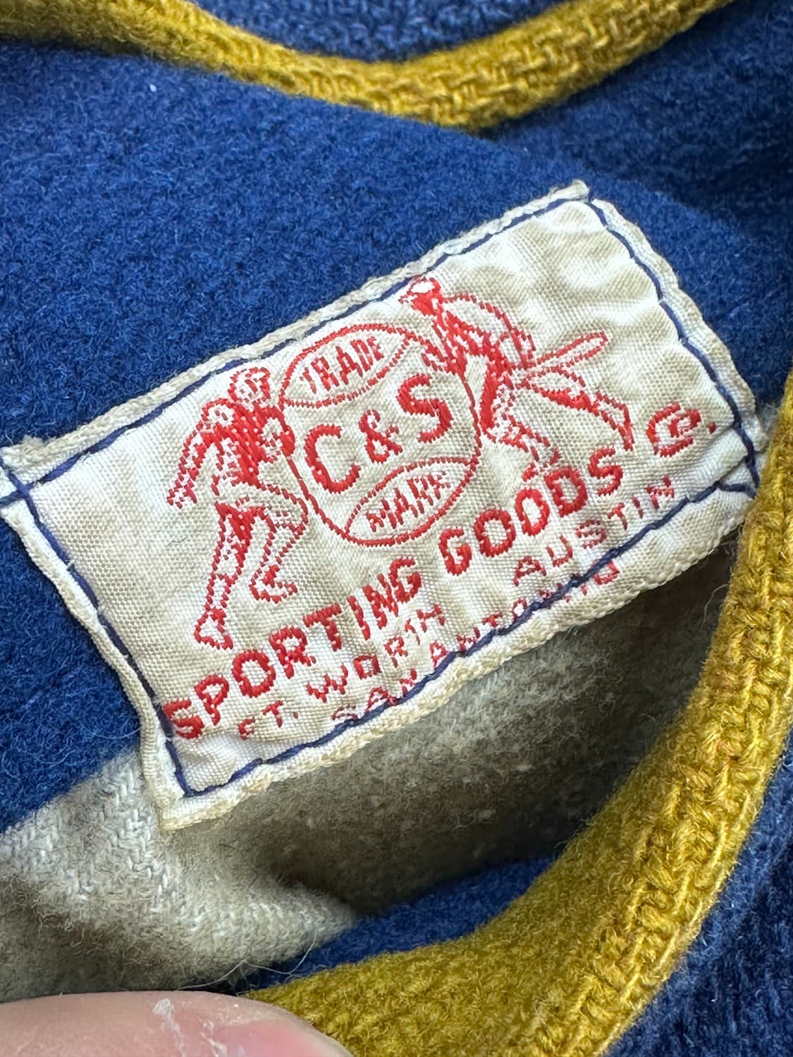 60s Spurs 리버서블 울 바시티 자켓 M 상품이미지10