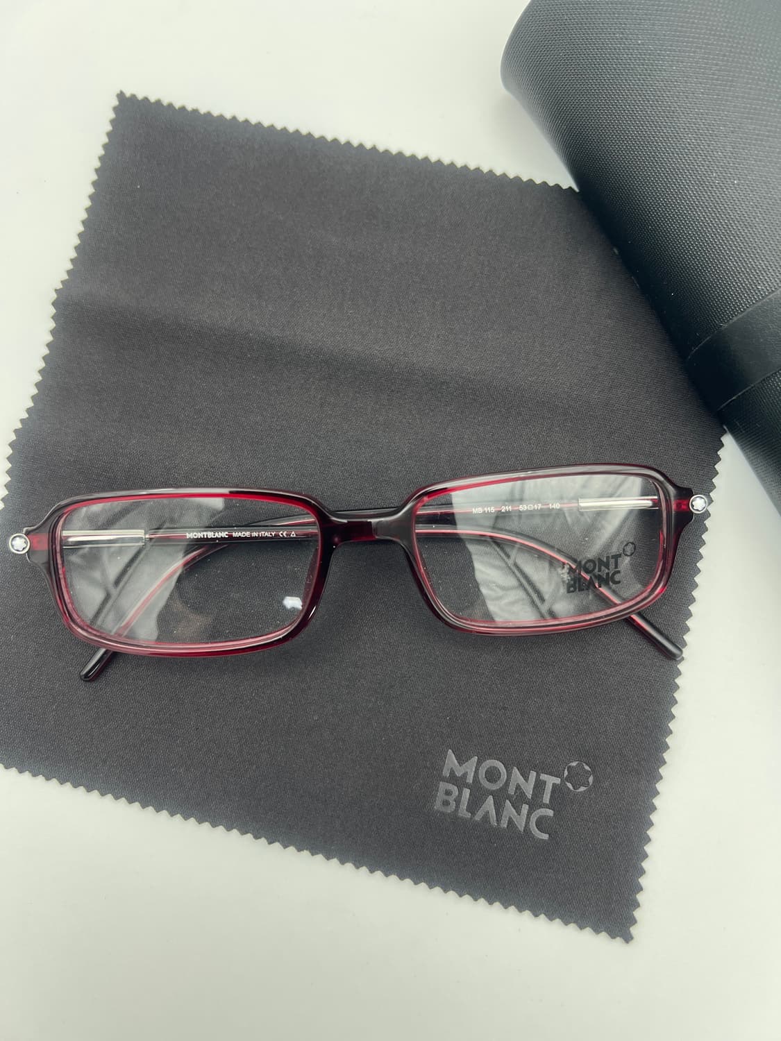 몽블랑 뿔테 스퀘어 안경 MB115 211 상품이미지4