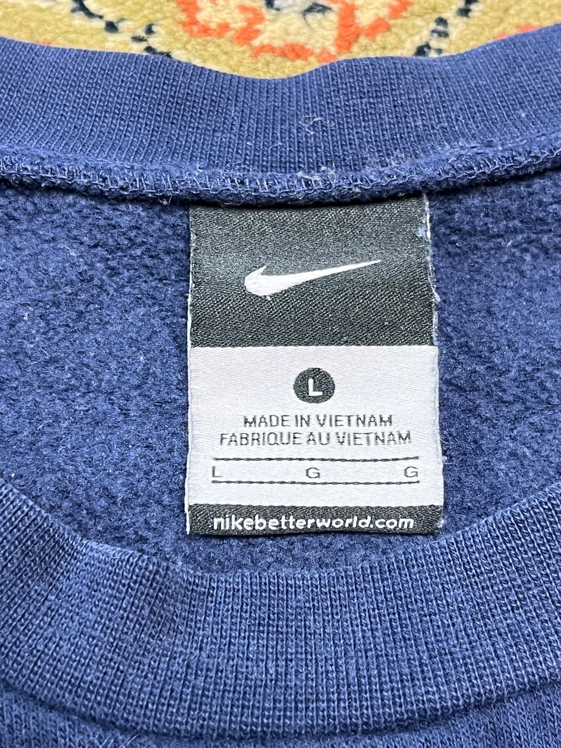 [L] 나이키 캘리포니아 네이비 맨투맨 상품이미지2