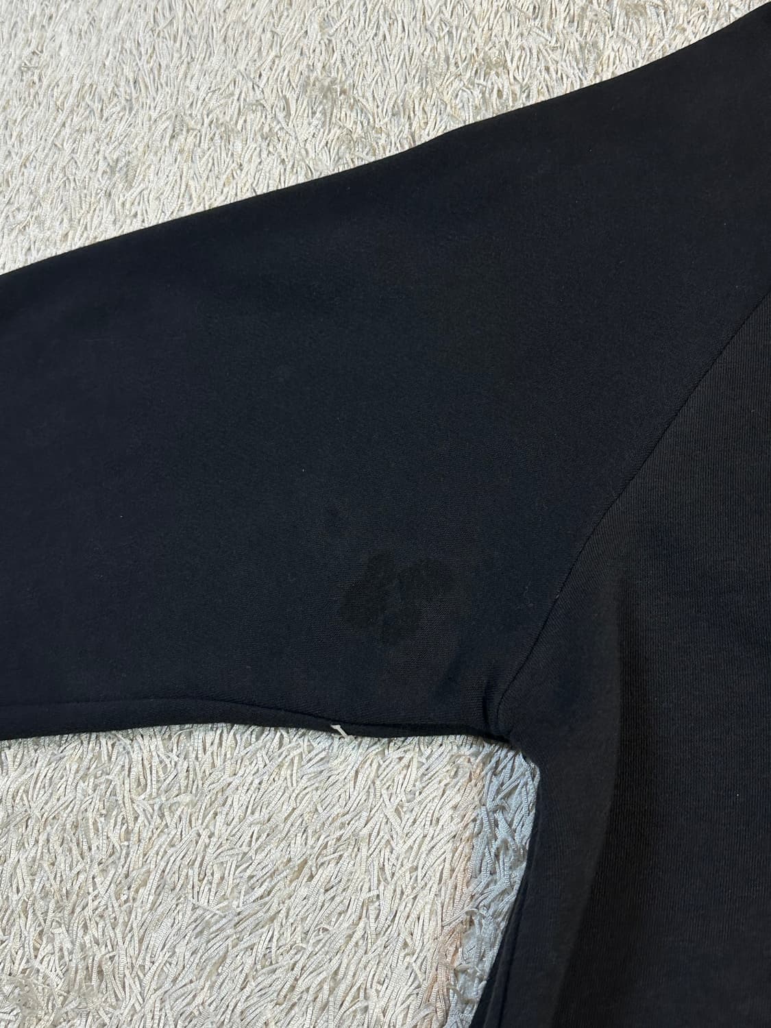 노스페이스 로고 맨투맨 블랙 상품이미지5