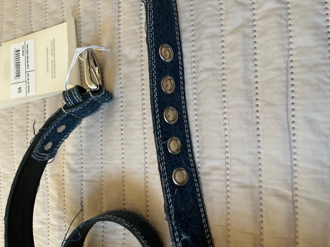 [90] 아워레가시 프린지 데님 벨트 새상품 상품이미지5