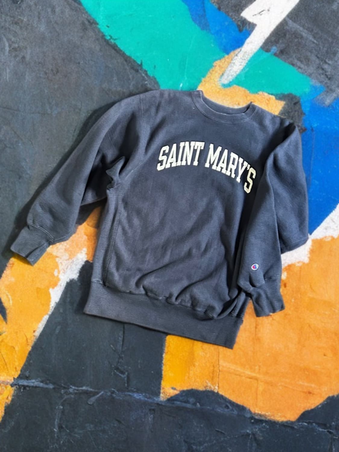 90s 챔피온 리버스위브 Saint Mary's 스웻셔츠 상품이미지1