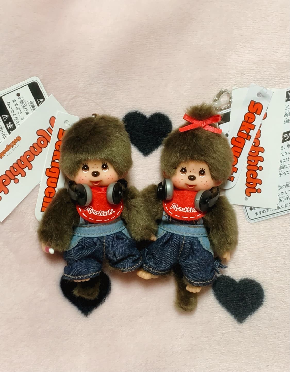 몬치치 데님 커플세트 키체인 상품이미지2