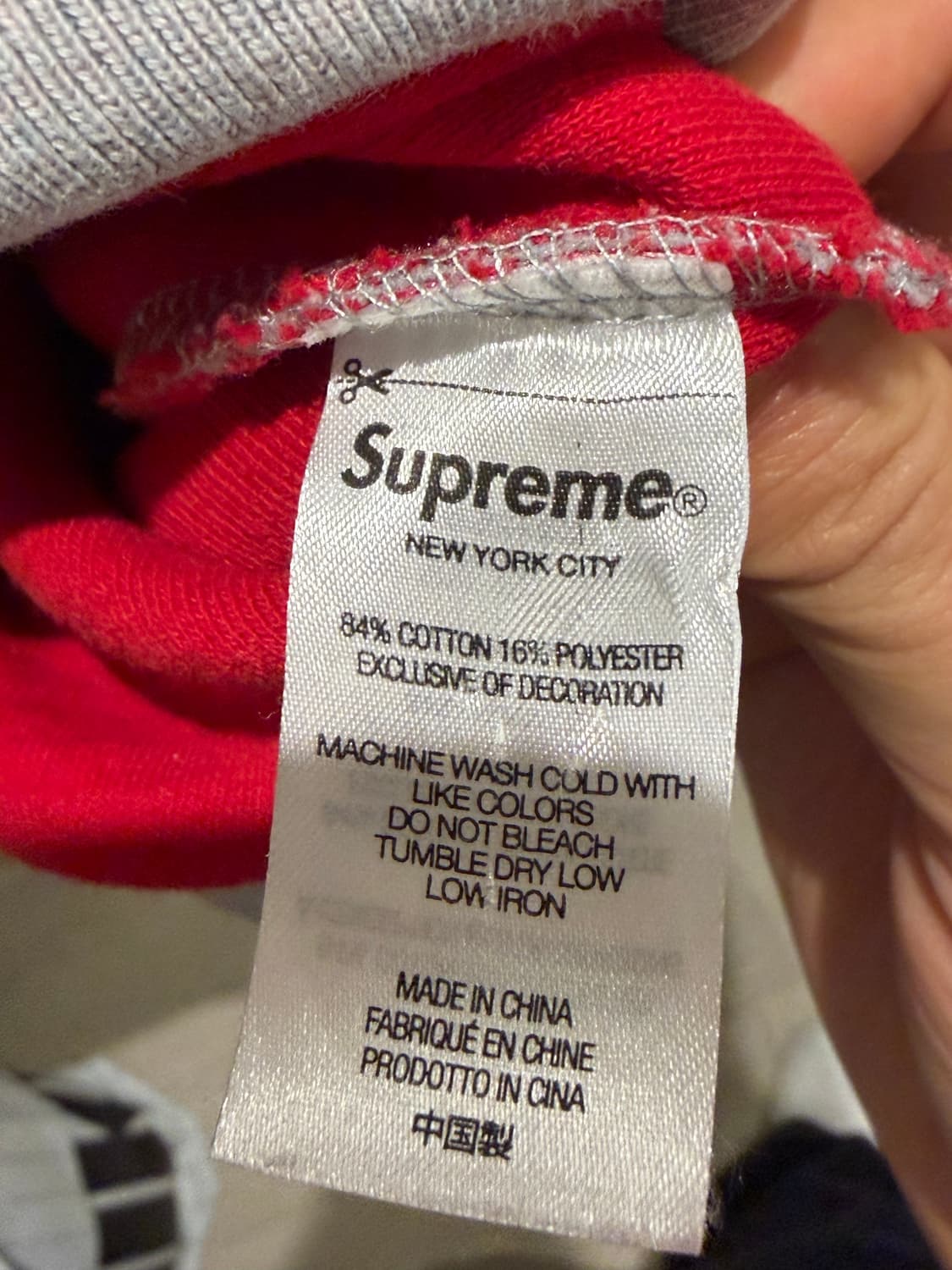 슈프림 인사이드 아웃 박스로고 후드 상품이미지6