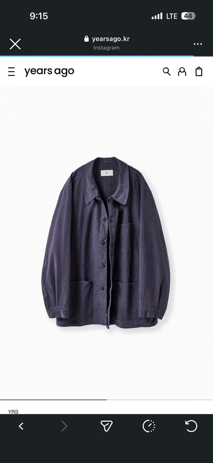 이얼즈어고 프렌치 워크자켓 퍼플 M 상품이미지3