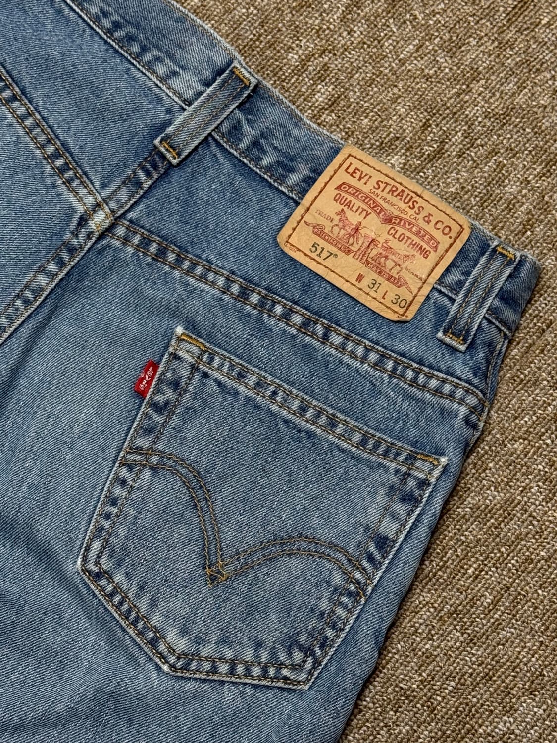 리바이스 517 빈티지 플레어 데님 부츠컷 청바지 31x30 팝니다 상품이미지1