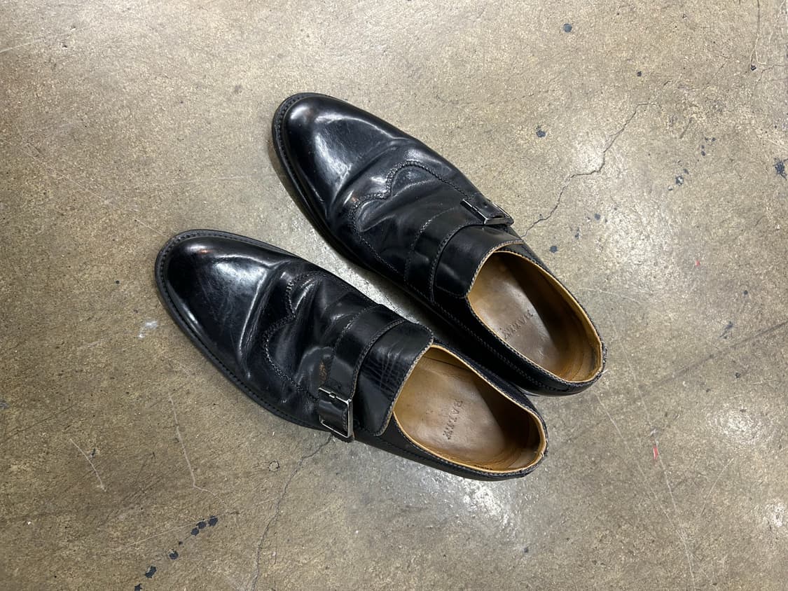 BALLY 발리 블랙 몽크 스트랩 남성 구두 상품이미지2