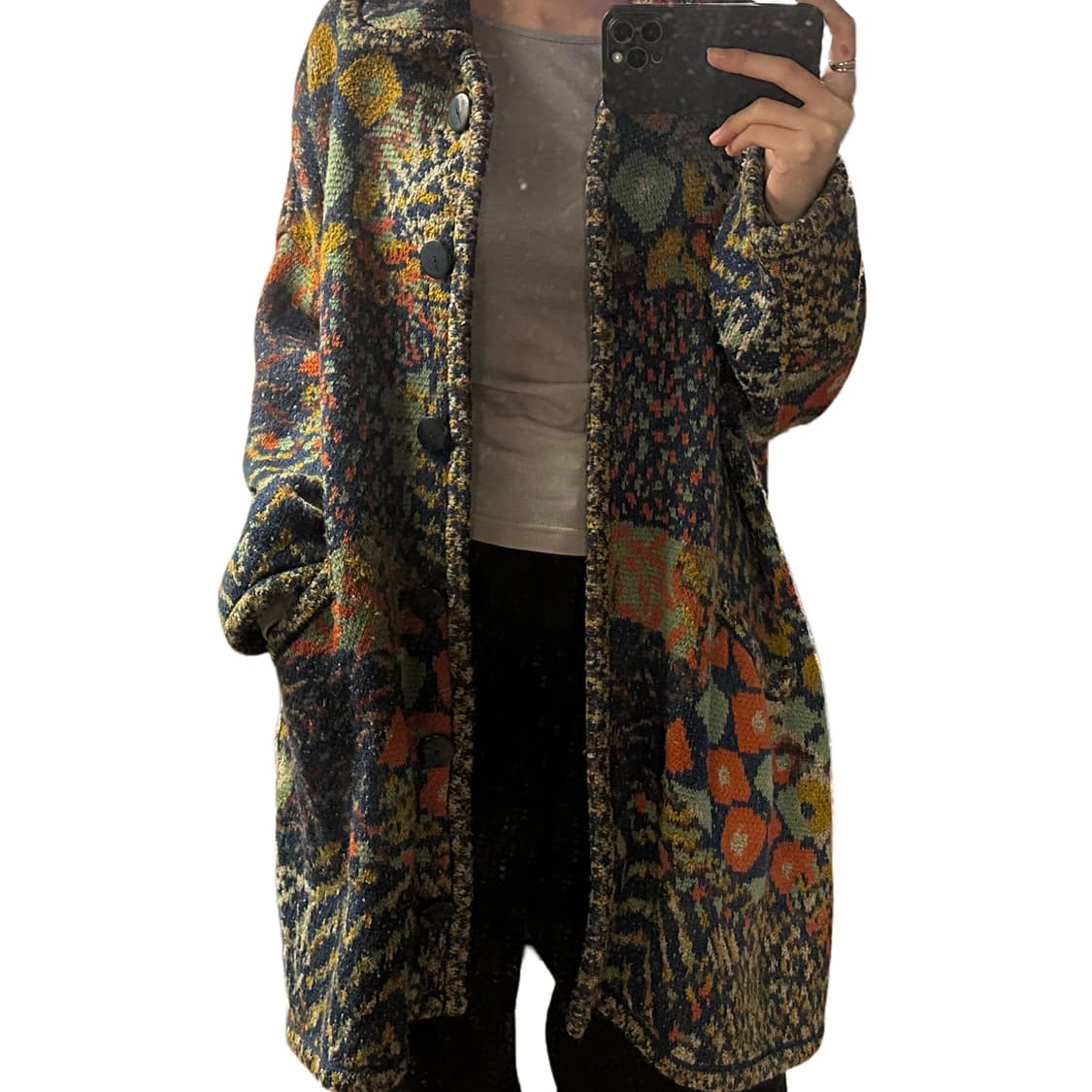 Missoni 미쏘니 자카드 울 니트 코트 (XL) 상품이미지2