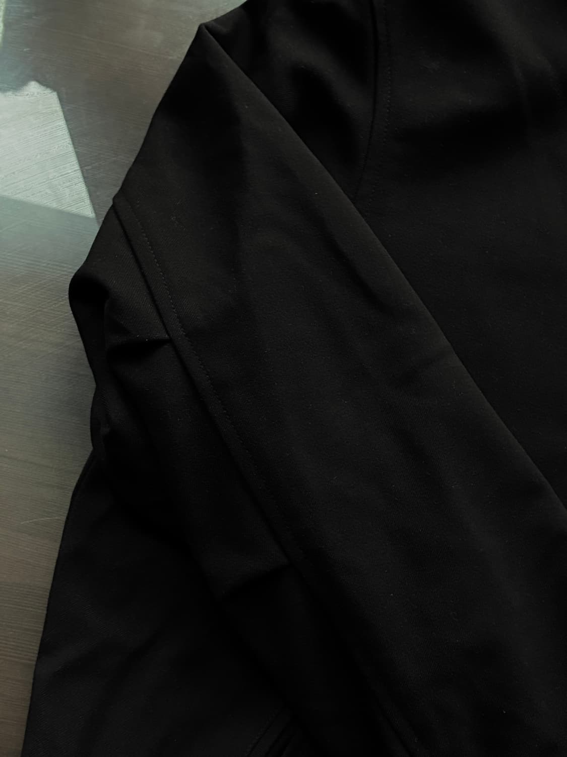 (L) 드로우핏 미니멀 자켓 BLACK 판매 상품이미지3