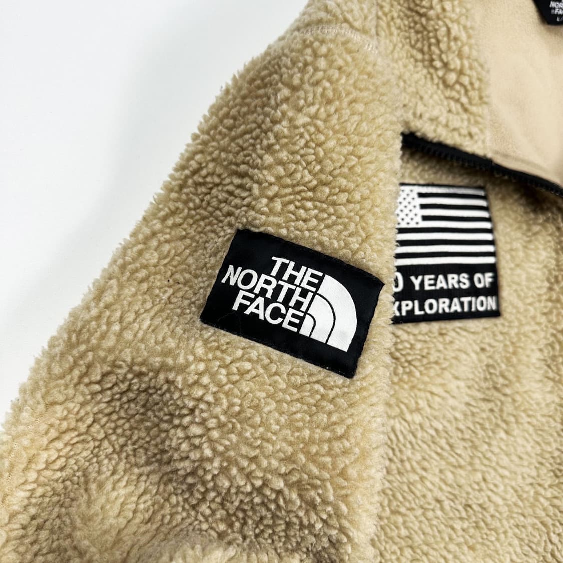 노스페이스 50주년 베이지 후리스 자켓 (L) 상품이미지5