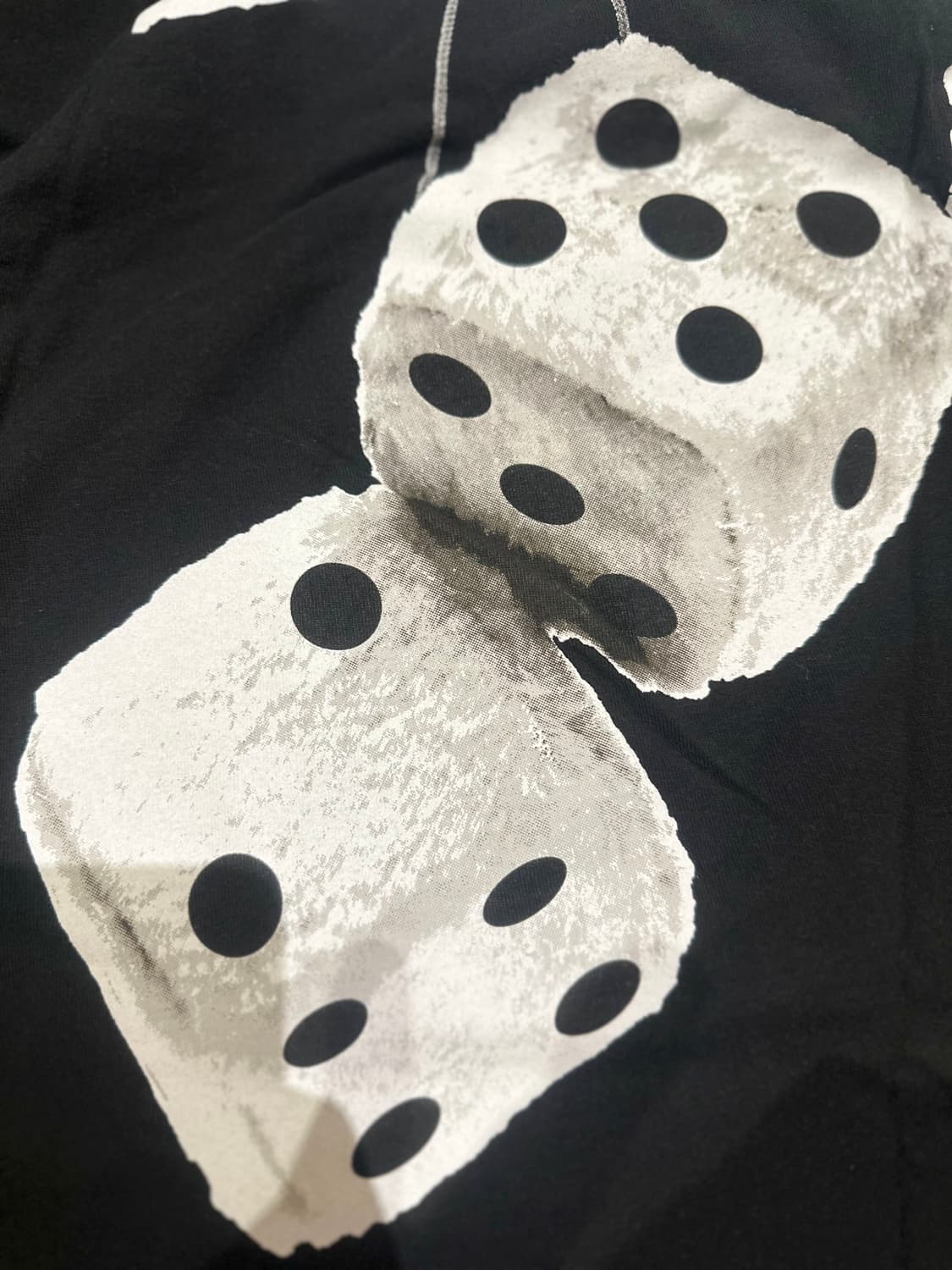 스투시 퍼지 다이스 티셔츠 블랙 M 상품이미지3