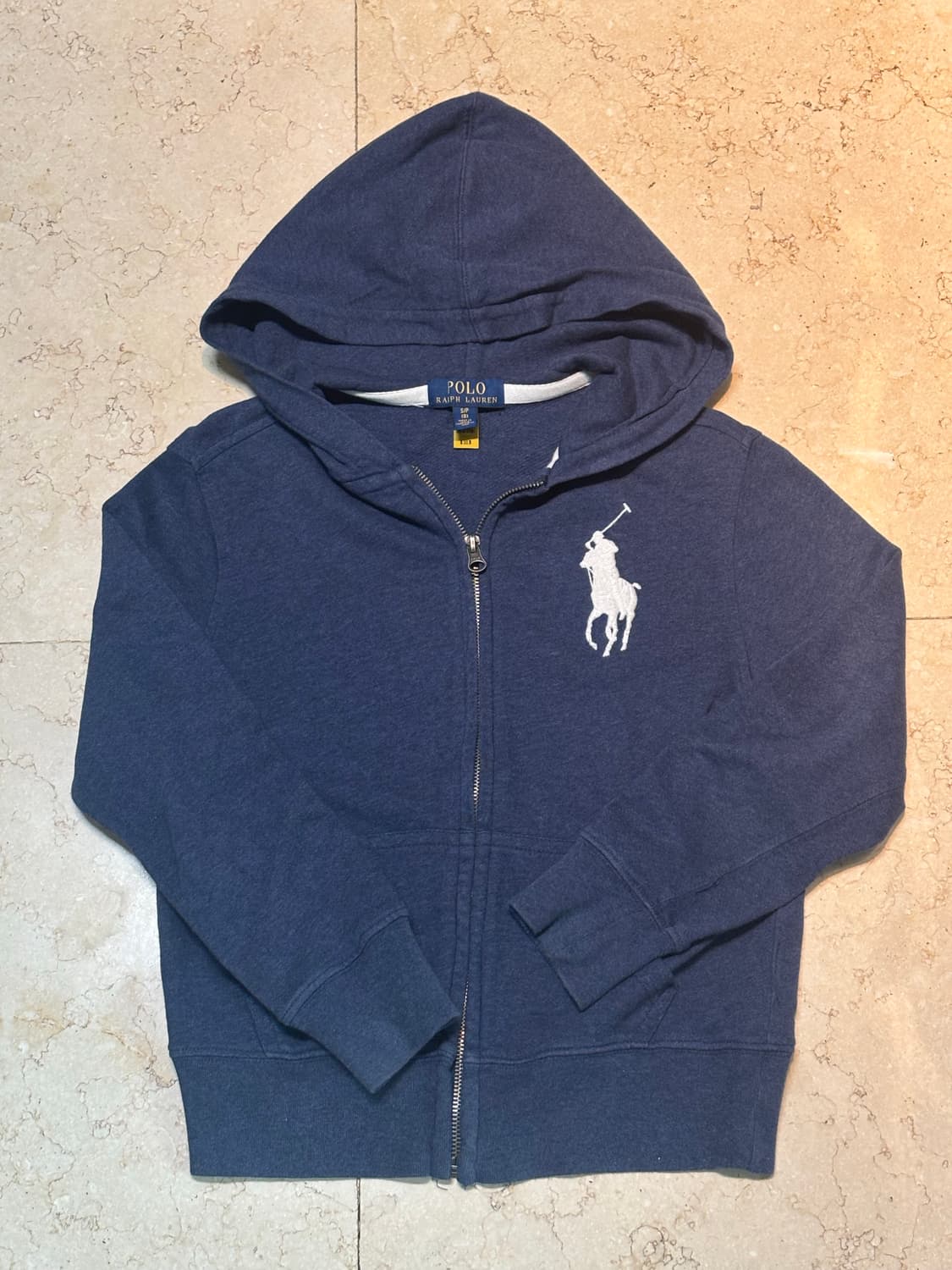 폴로 빅포니 네이비 후드집업 상품이미지1