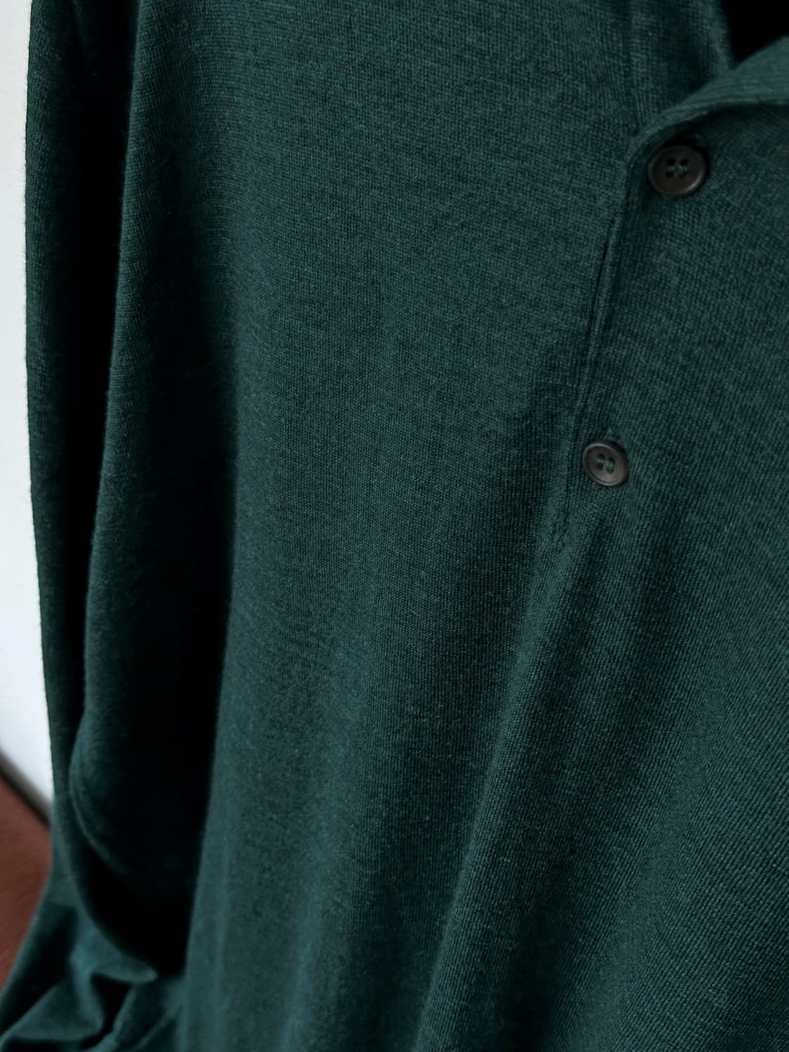 Superfinemerino wool polo knit  상품이미지7