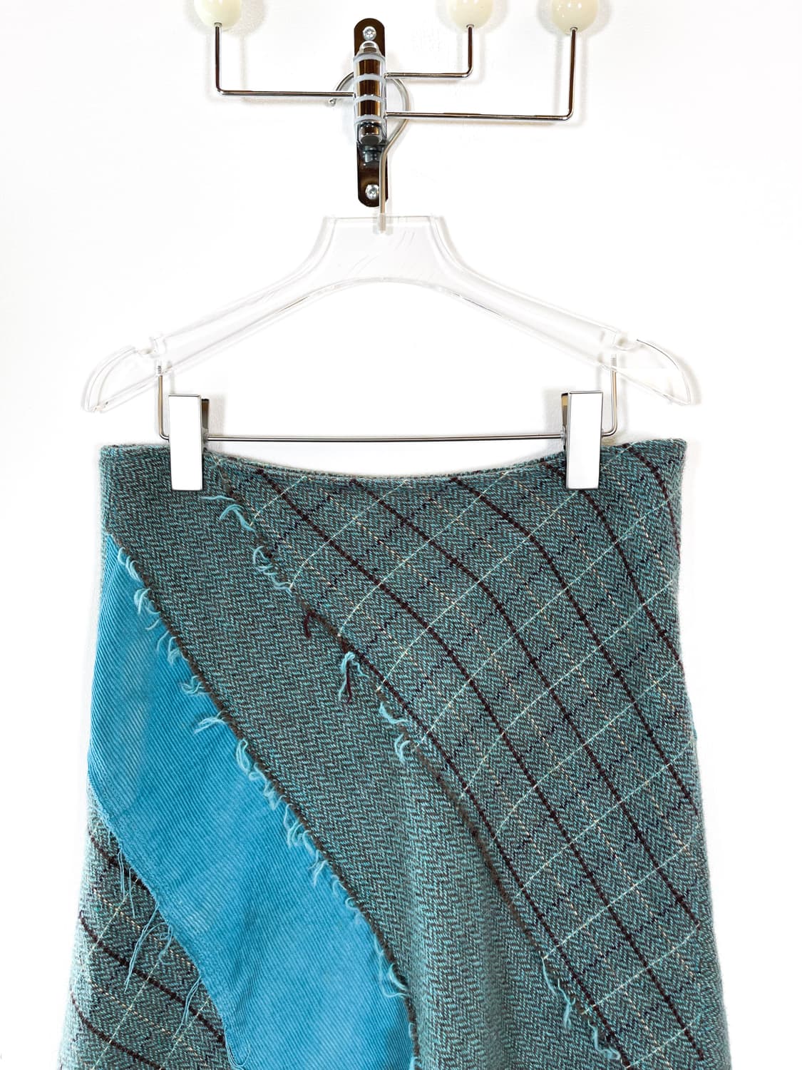 막스앤코 패치워크 울 미디 스커트 상품이미지3