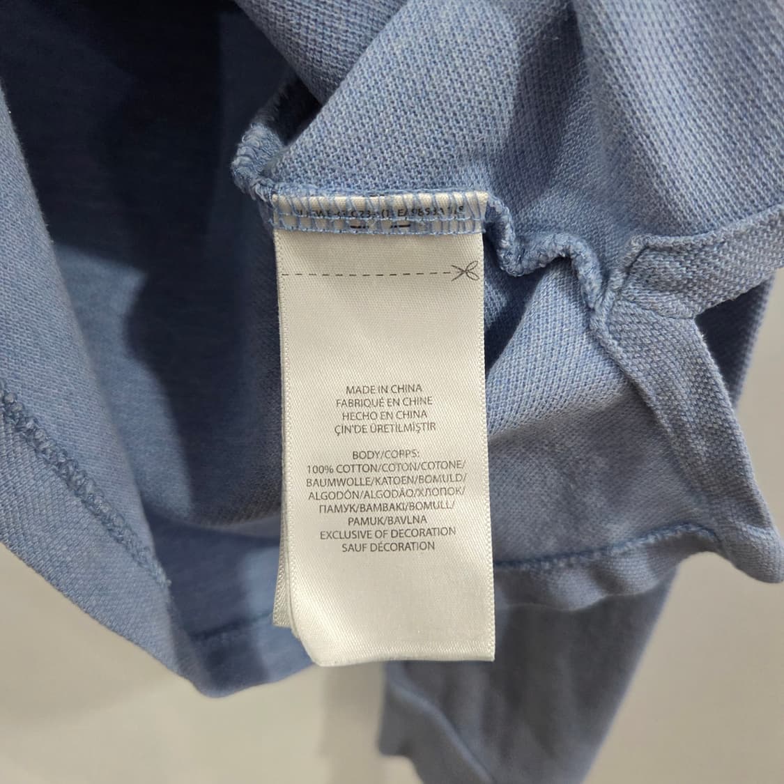 폴로랄프로렌 키즈 PK 블루 롱슬리브 카라티 S(8) 상품이미지4