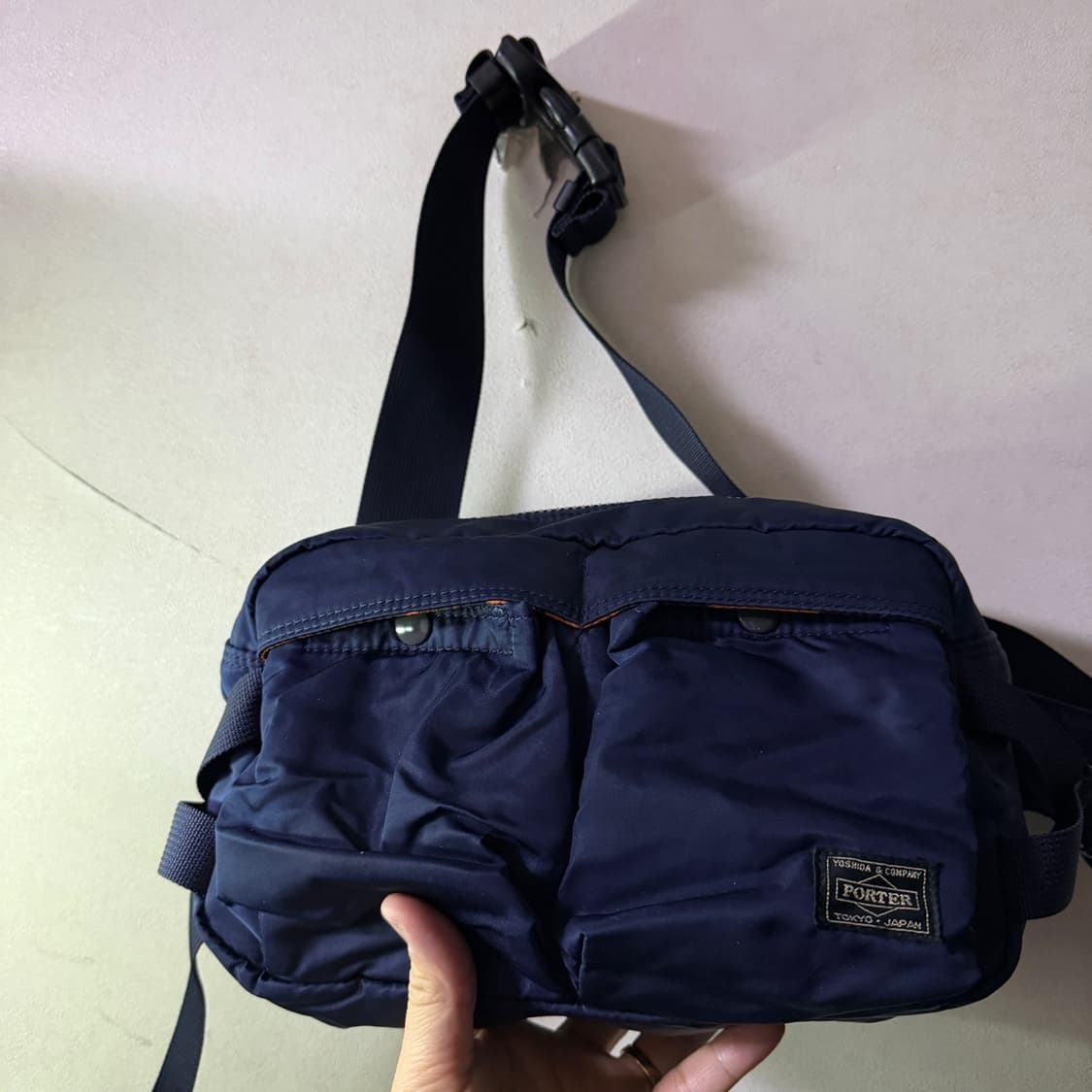 요시다포터 X스투시 탱커 웨이스트백 아이언블루 상품이미지3