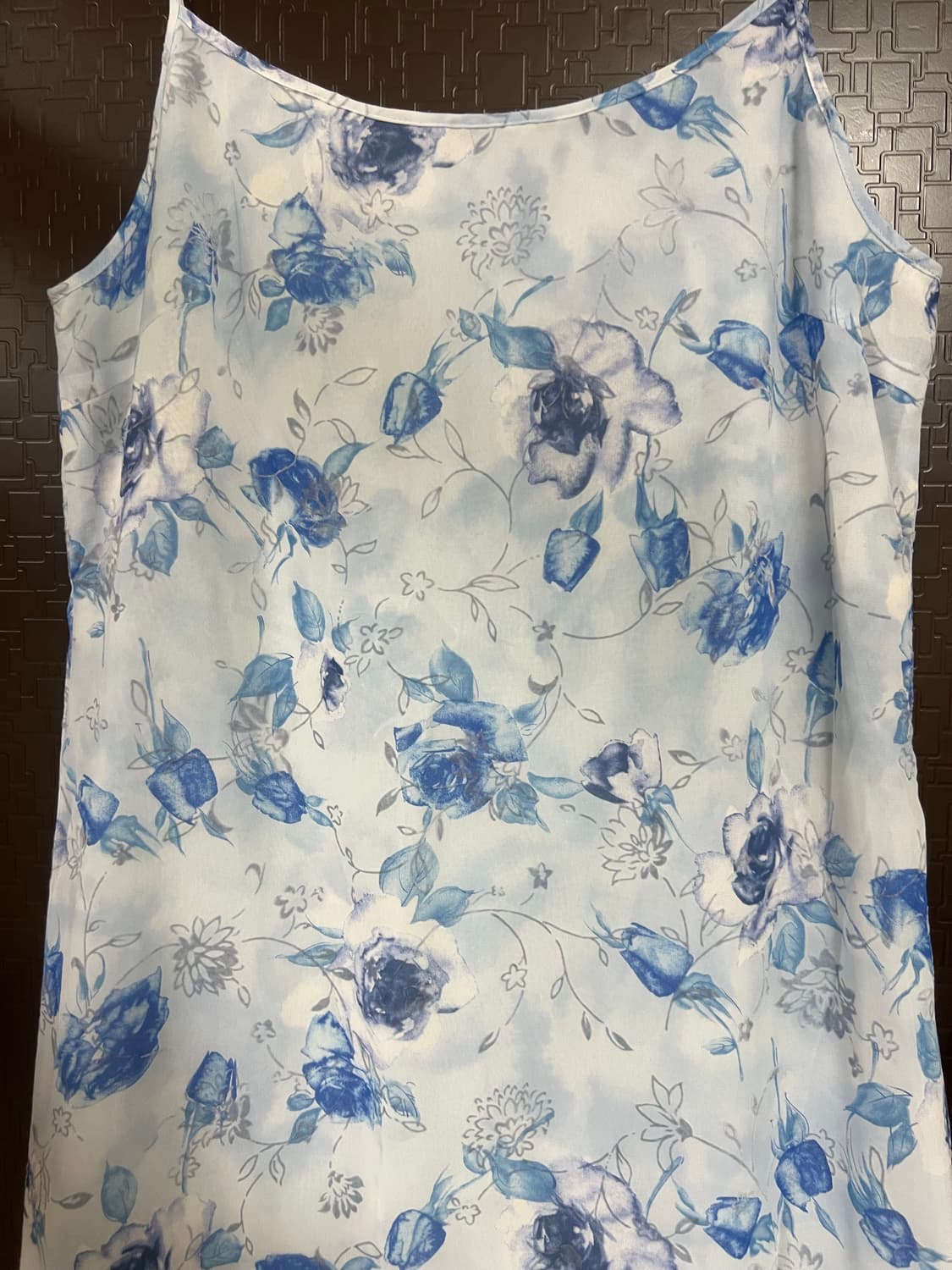 백예린st 빈티지 나시 플로럴 원피스 상품이미지3