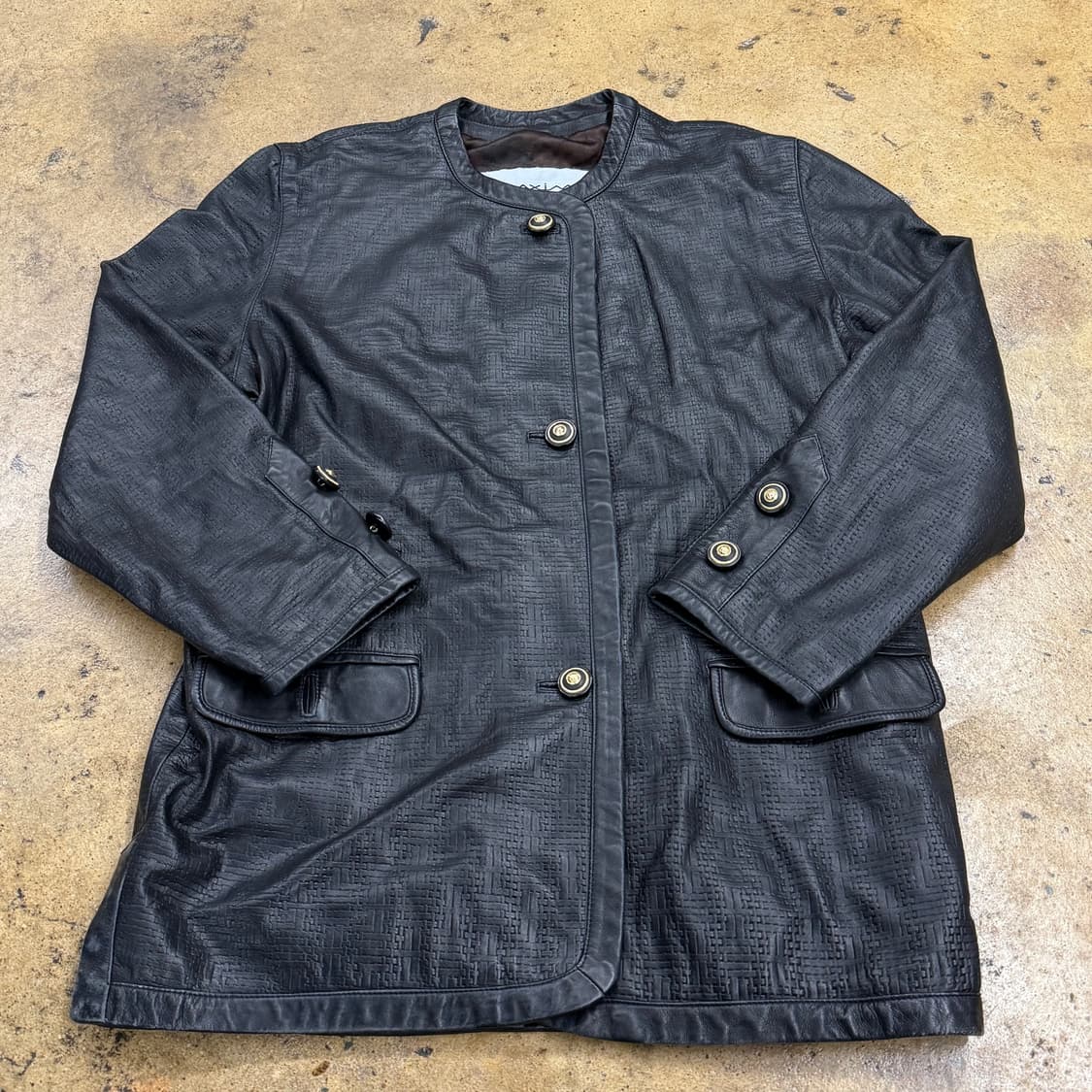 [정품/44] Maxime 빈티지 가죽 자켓 b14 상품이미지2